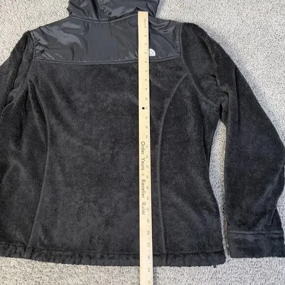 The North Face Jacket Womens XL Black Hooded Fleece Full Zip Pockets Outdoor - Picture 11 of 15